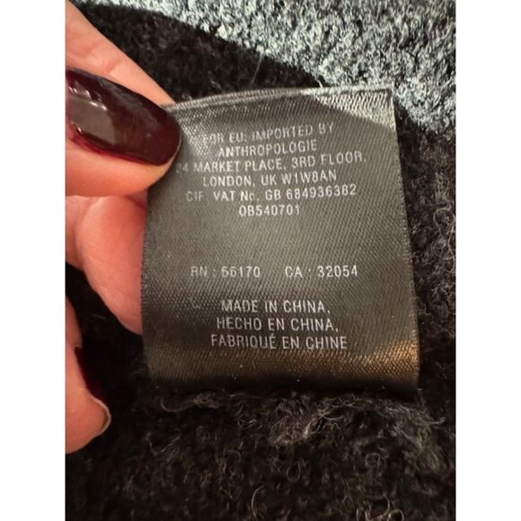 Angel of the North Anthropologie longline lambswool sweater/cardigan, Small - Picture 5 of 7
